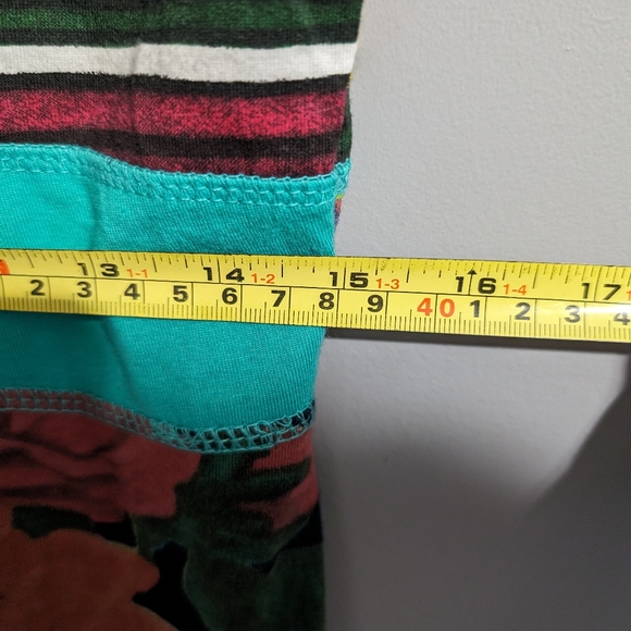 Desigual Abstract floral multicolor midi  day dress sleeveless - Picture 12 of 12